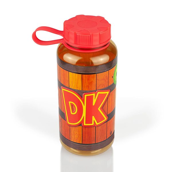 EXCLUSIVE Donkey Kong Water Bottle | Designed to Look Like DK s Barrel | 24 Oz. Online Hot Sale