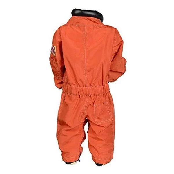 Jr Astronaut Suit (Orange) W Cap Child Costume Hot on Sale - Image 4