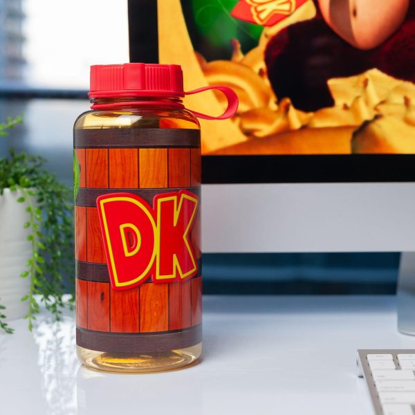 EXCLUSIVE Donkey Kong Water Bottle | Designed to Look Like DK s Barrel | 24 Oz. Online Hot Sale - Image 5