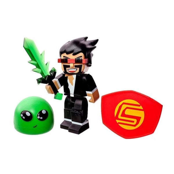 Tube Heroes Captain Sparklez 3  Action Figure Online now