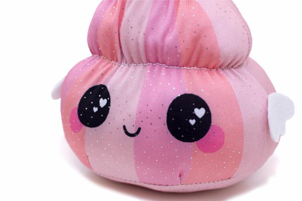 Glitter Galaxy 6-Inch Pink Poop Collectible Plush For Discount - Image 4